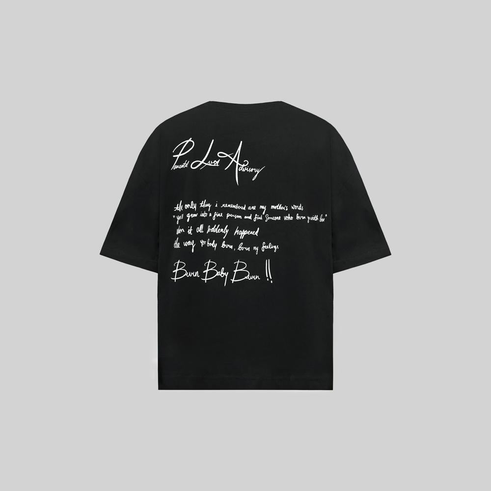 Tagged - Late Romance Letter to Lover Oversized Tshirt