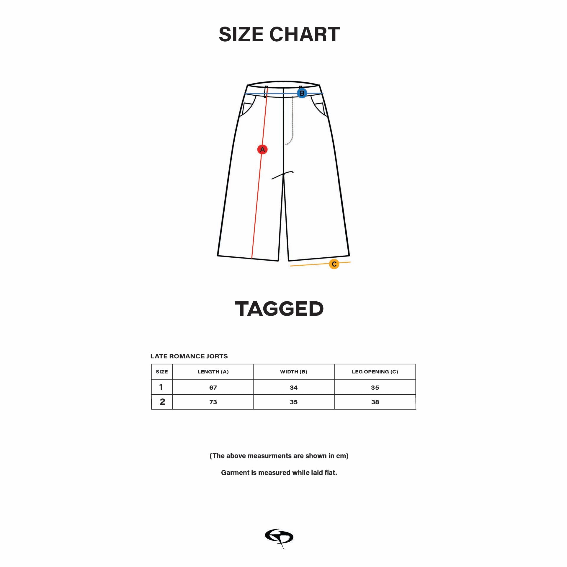 TAGGED - Late Romance Raw Denim Jorts