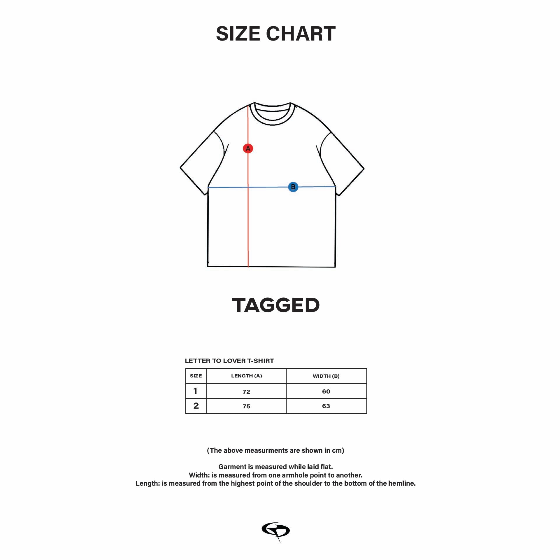 Tagged - Late Romance Letter to Lover Oversized Tshirt