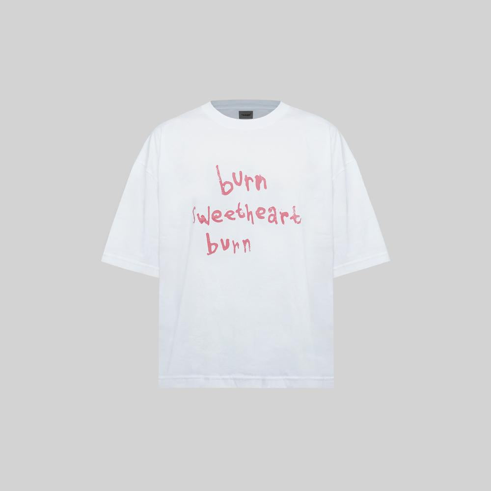 Tagged - Late Romance Burn Sweetheart Burn Oversized Tshirt