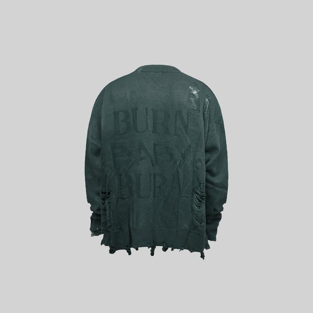 TAGGED -  Late Romance Burn Baby Burn Gray Cardigan