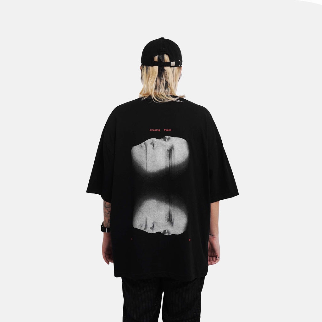 TAGGED - Chasing Peace Oversized Fade Tshirt