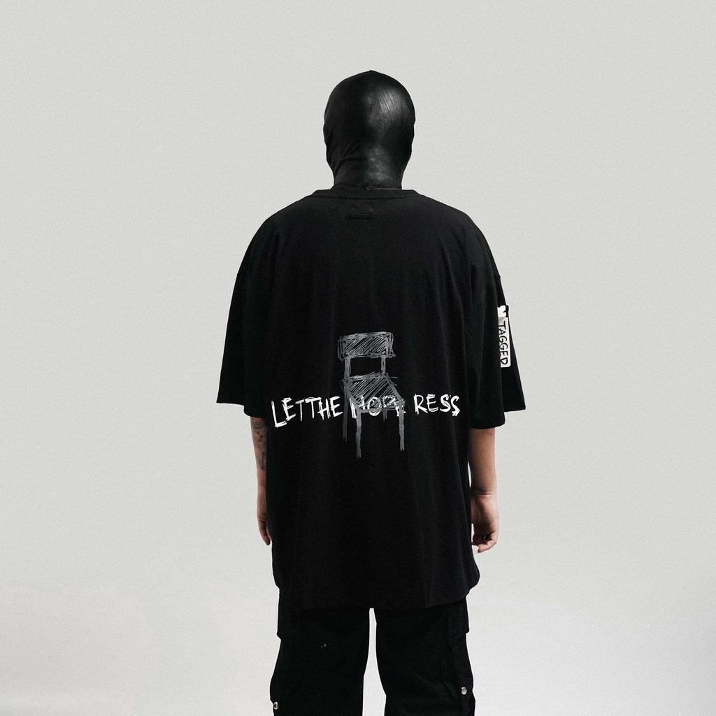 Tagged - Despair Oversized Dashed Tshirt