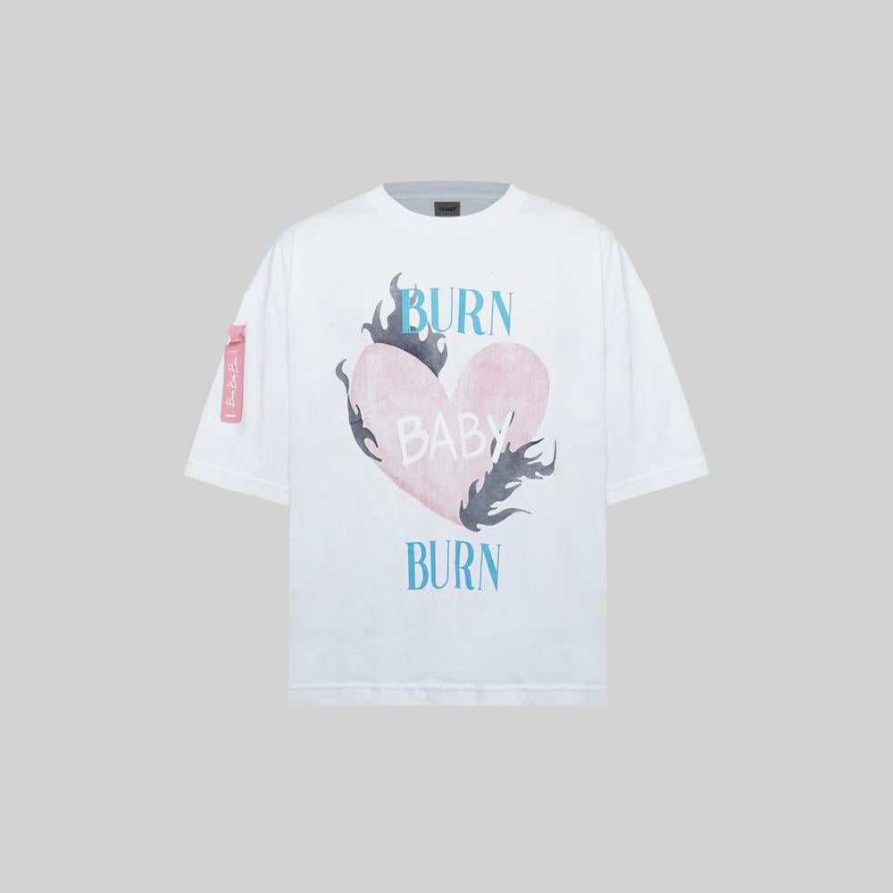 Tagged - Late Romance - Burn Baby Burn Oversized Tshirt