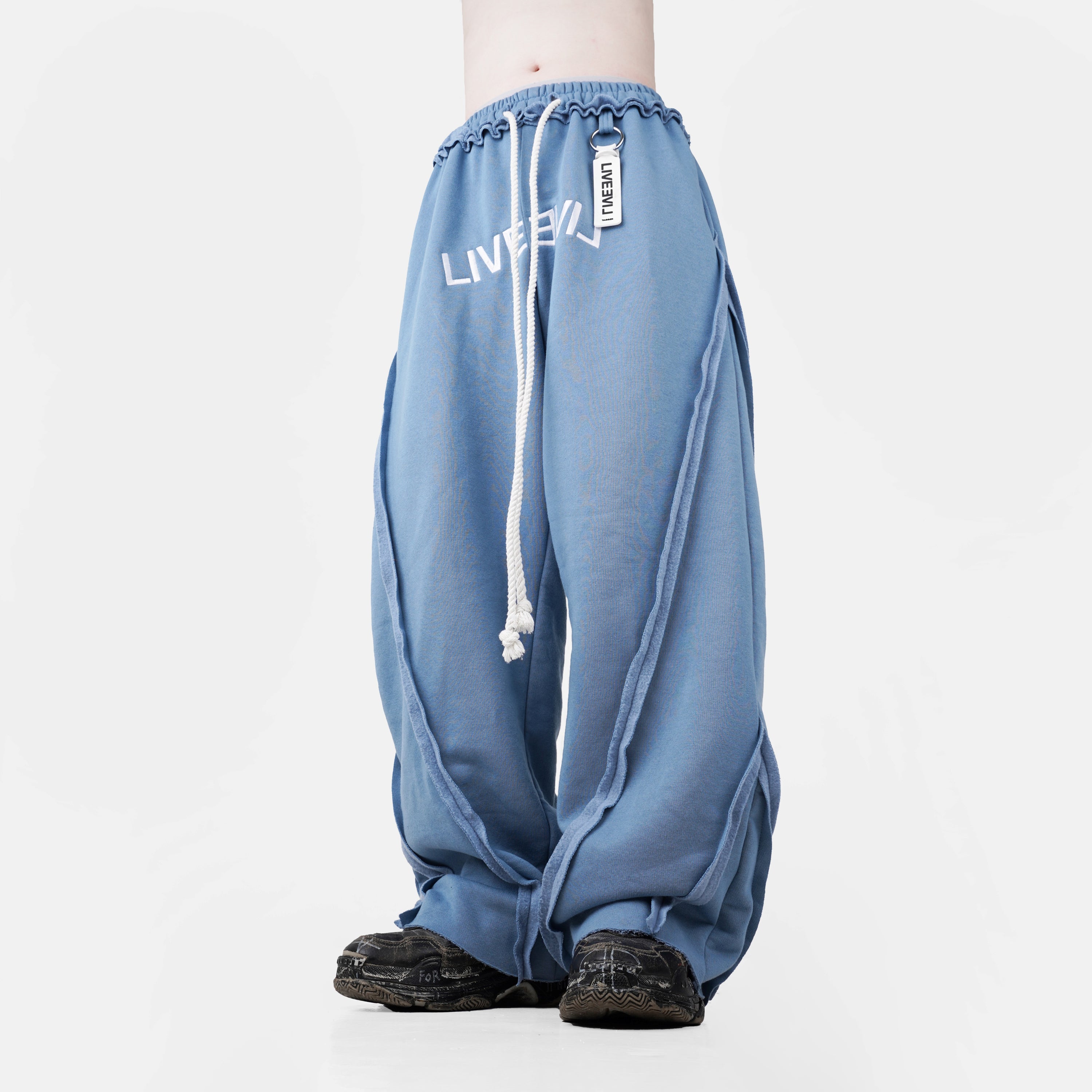 TAGGED - Special Drop Liveevil Sweatpants Beach, Blue, and Maroon