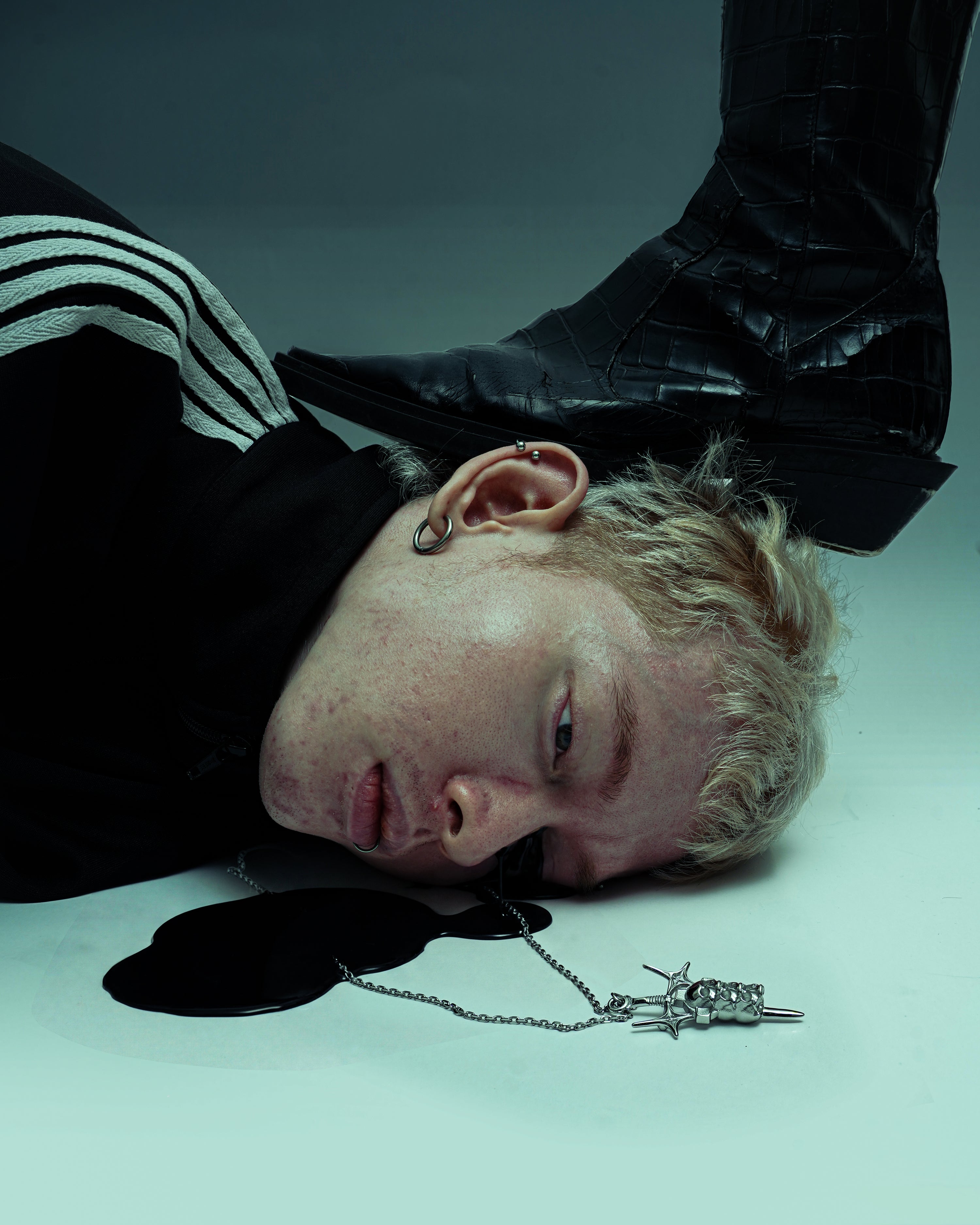 TAGGED - Tri-Skull Dagger Necklace