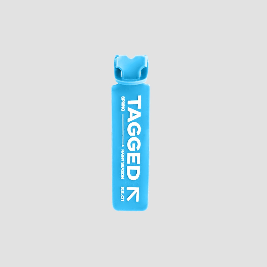 Tagged - Rubber Tag Blue White