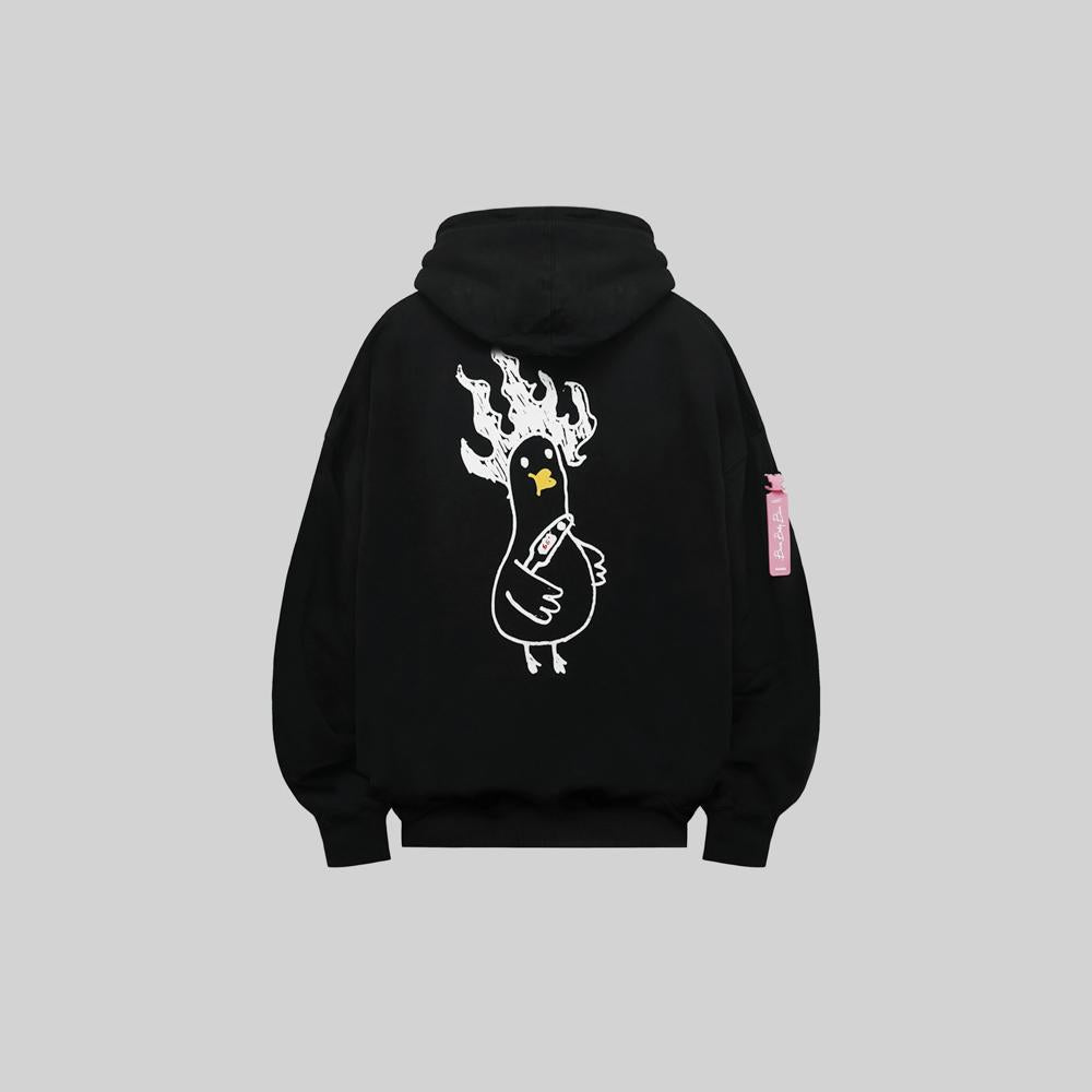 Tagged - Late Romance My Duck Is Sick Oversized Hoodie