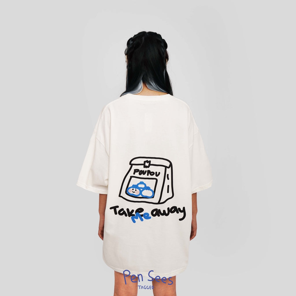 Pen Sees - Pen Sees Oversized Take Me Away Tshirt