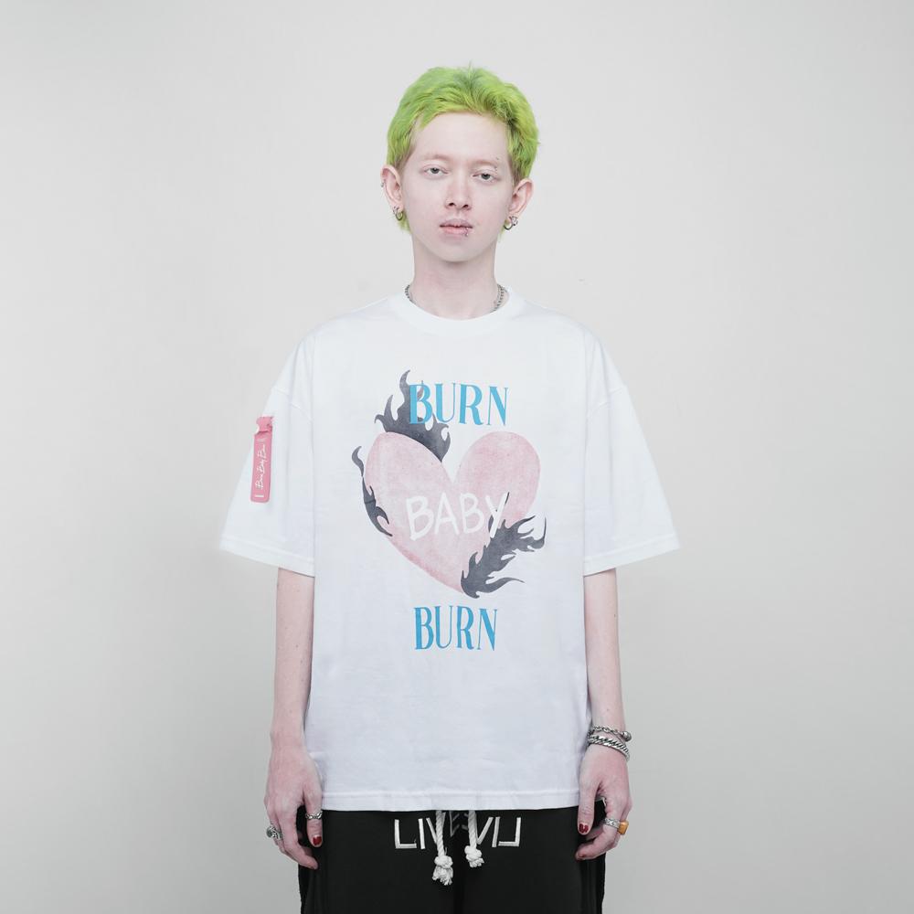 Tagged - Late Romance - Burn Baby Burn Oversized Tshirt
