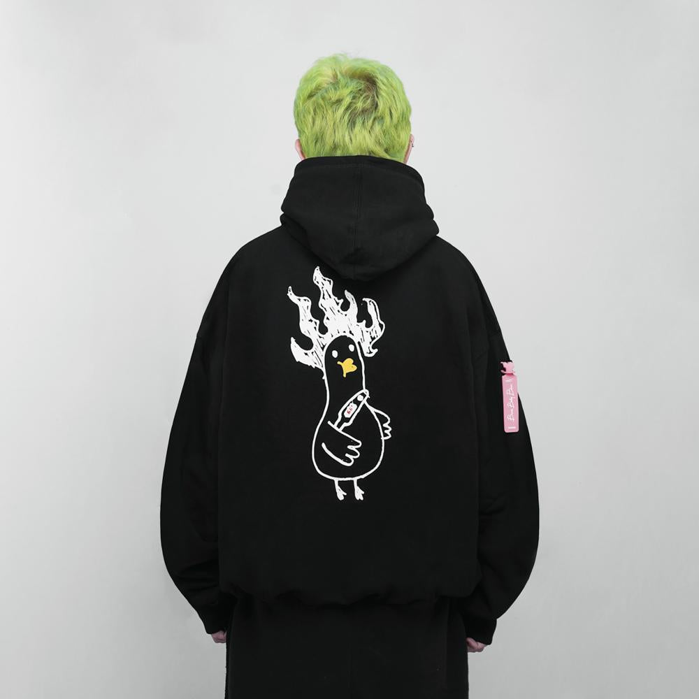 Tagged - Late Romance My Duck Is Sick Oversized Hoodie
