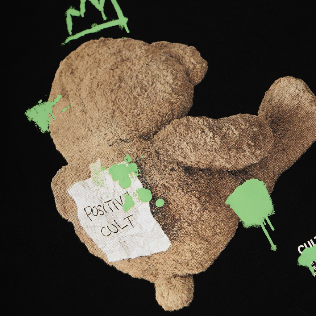 Tagged - Positive Cult Oversized Ken Bear Green Tshirt