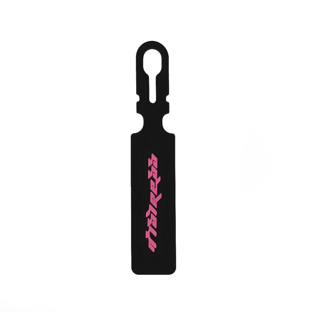 Tagged - Rubber Tag Black Pink Distress