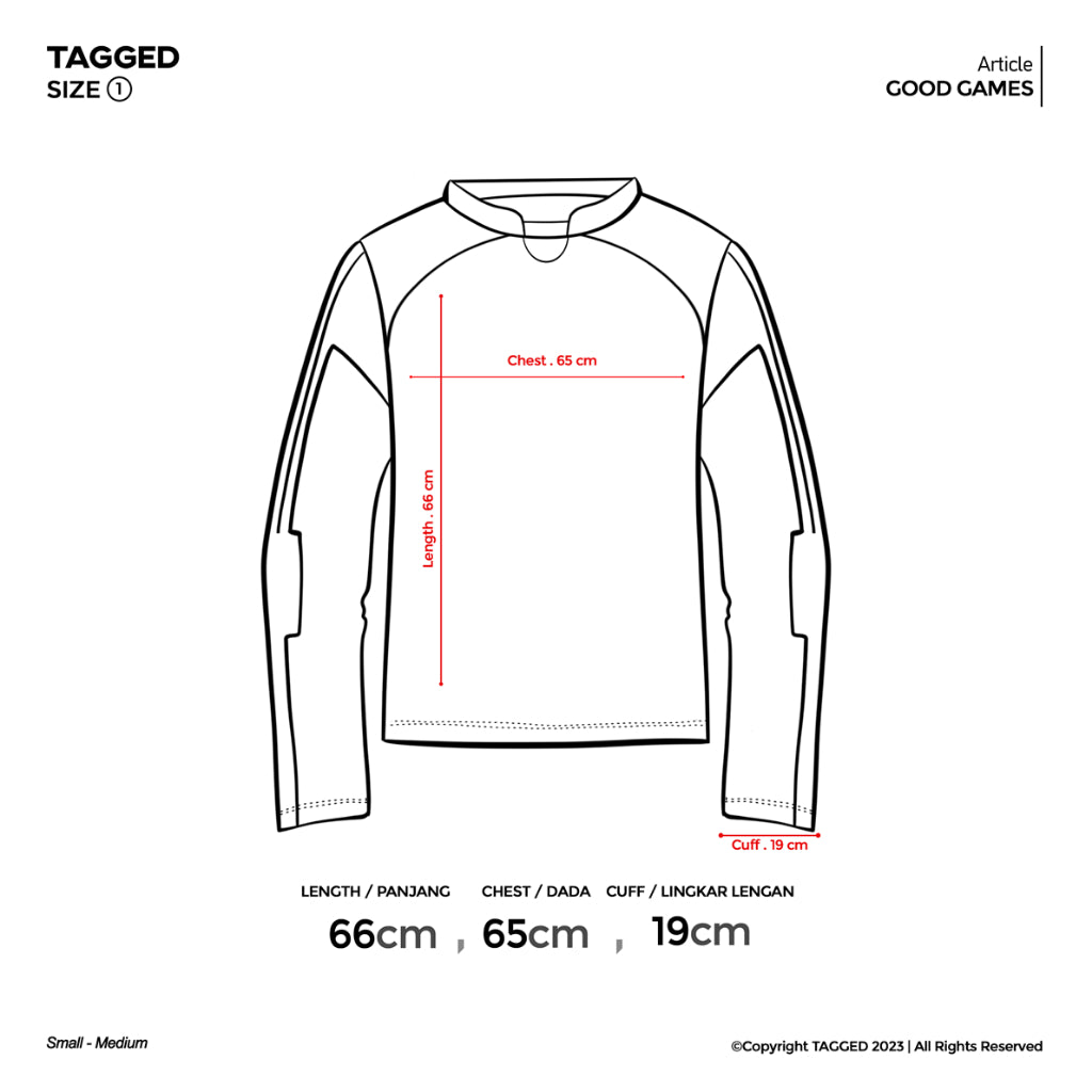 TAGGED - Good Game Longsleeve Oversized Jersey