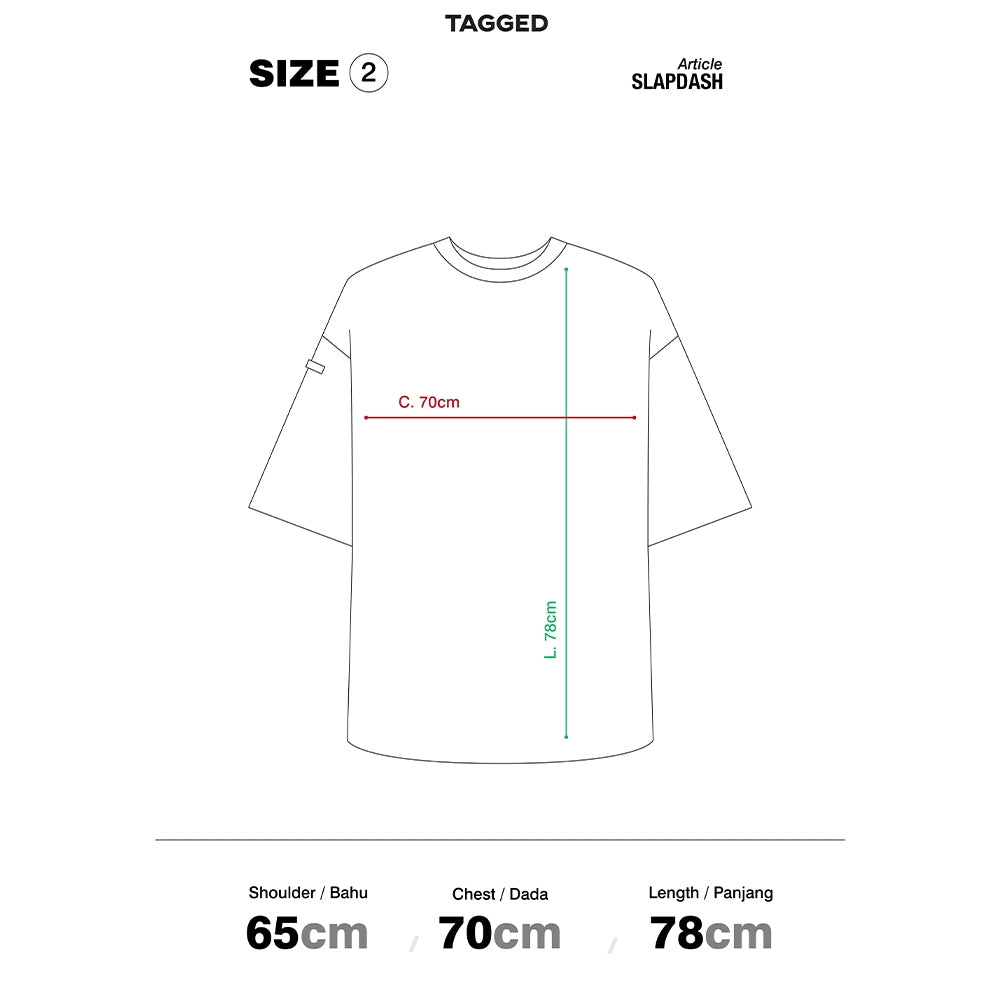 TAGGED - Slapdash Kit Cat Oversized T-shirt