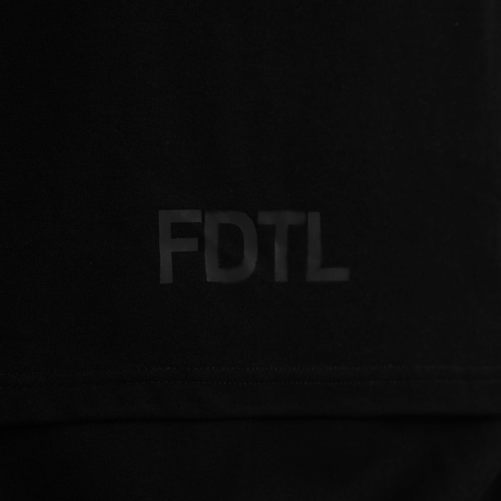 TAGGED - FDTL Phantom Tee Black Oversized T-shirt