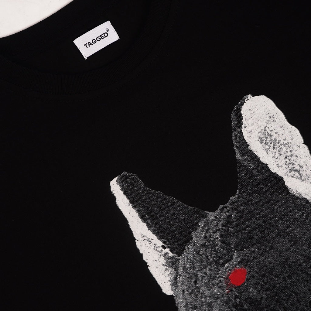 TAGGED - Slapdash Kit Cat Oversized T-shirt
