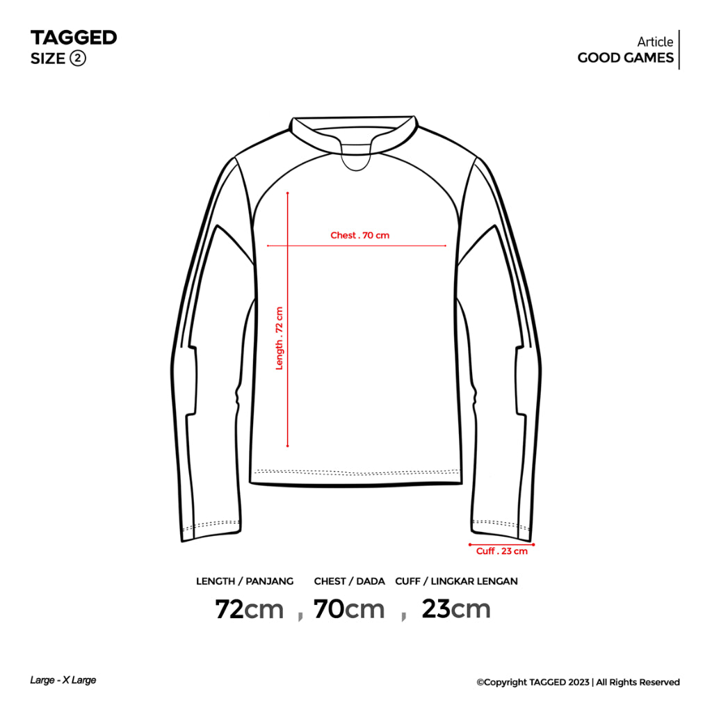 TAGGED - Good Game Longsleeve Oversized Jersey