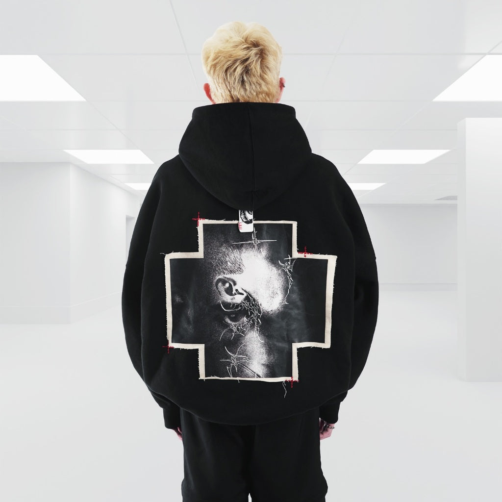 TAGGED - Collecting Nightmare Illusion Oversized Zip Hoodie