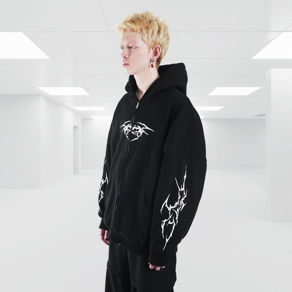 TAGGED - Collecting Nightmare Illusion Oversized Zip Hoodie