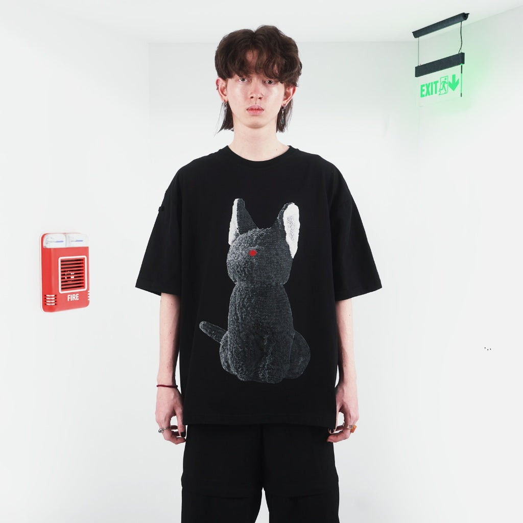 TAGGED - Slapdash Kit Cat Oversized T-shirt