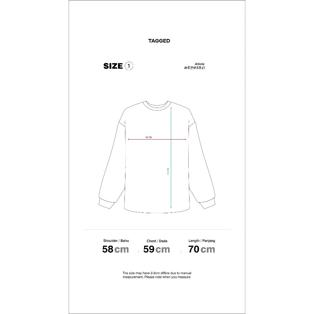 TAGGED - Stygian Crew Longsleeve