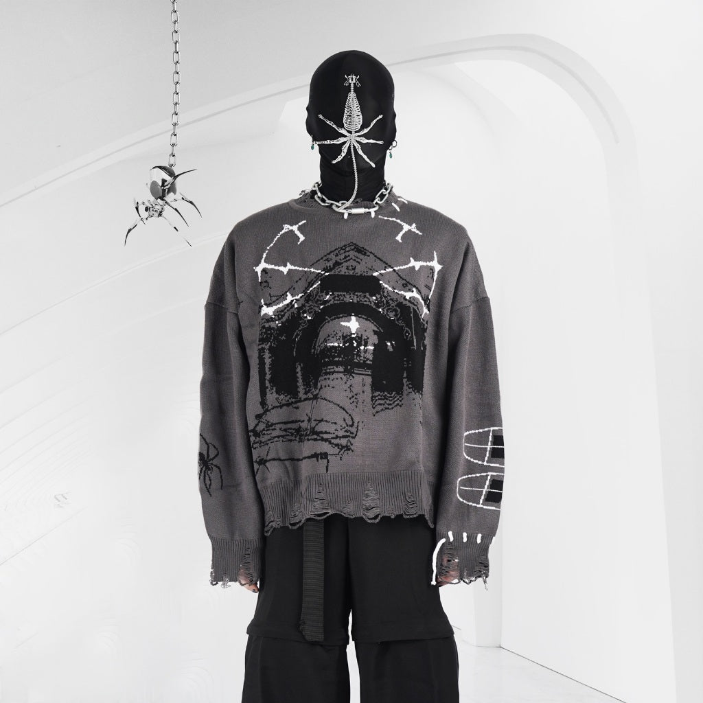 TAGGED -  Special Drop Steel Joro Oversized Knitwear