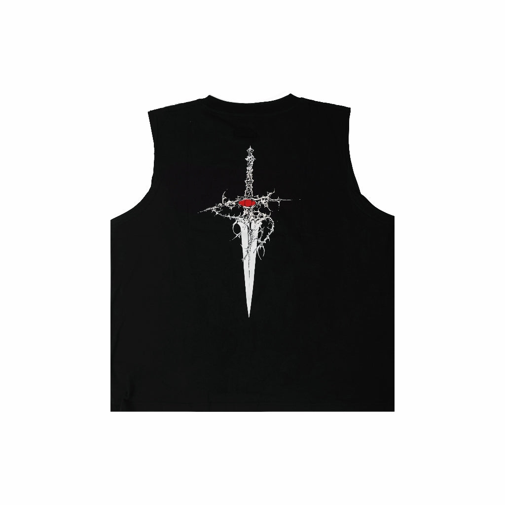 TAGGED - Release The Anthem Ordeal Dagger Sleeveless Top