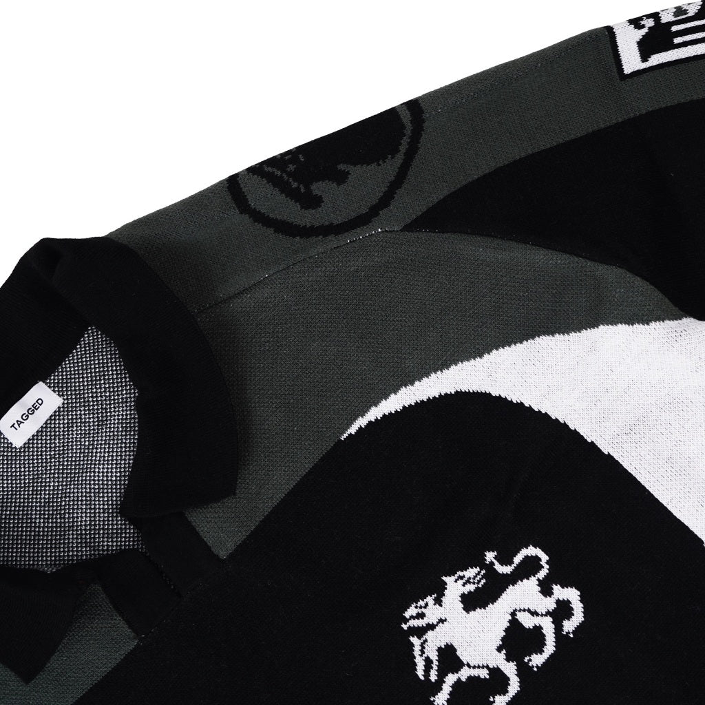 TAGGED - Mini Drop Army Grey GG Knit Jersey