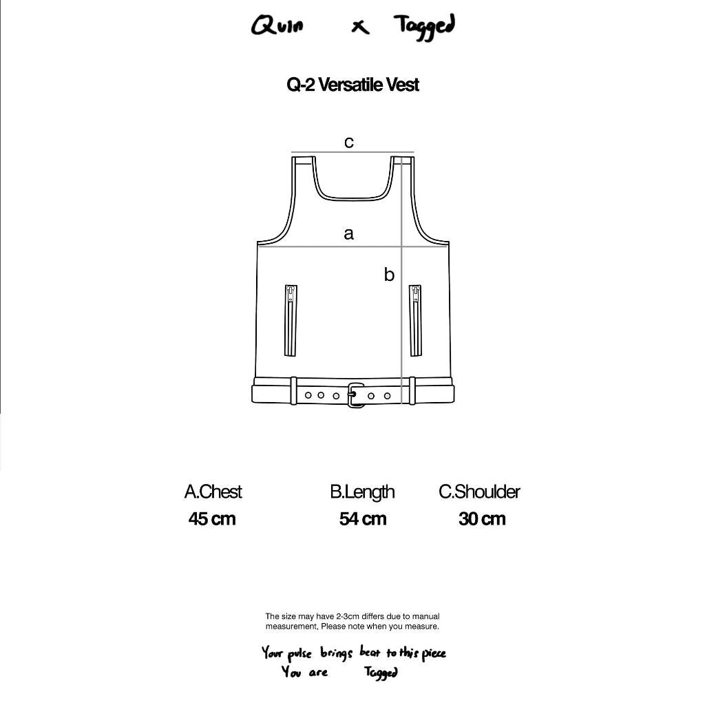 TAGGED x QUIN - Humaine Skeen Q-2 Versatile Vest