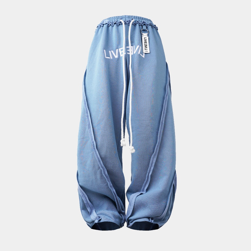 TAGGED - Special Drop Liveevil Sweatpants Beach, Blue, and Maroon