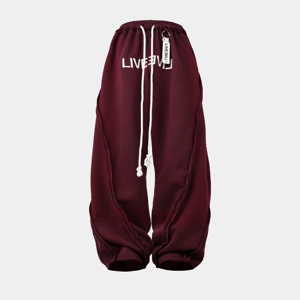 TAGGED - Special Drop Liveevil Sweatpants Beach, Blue, and Maroon