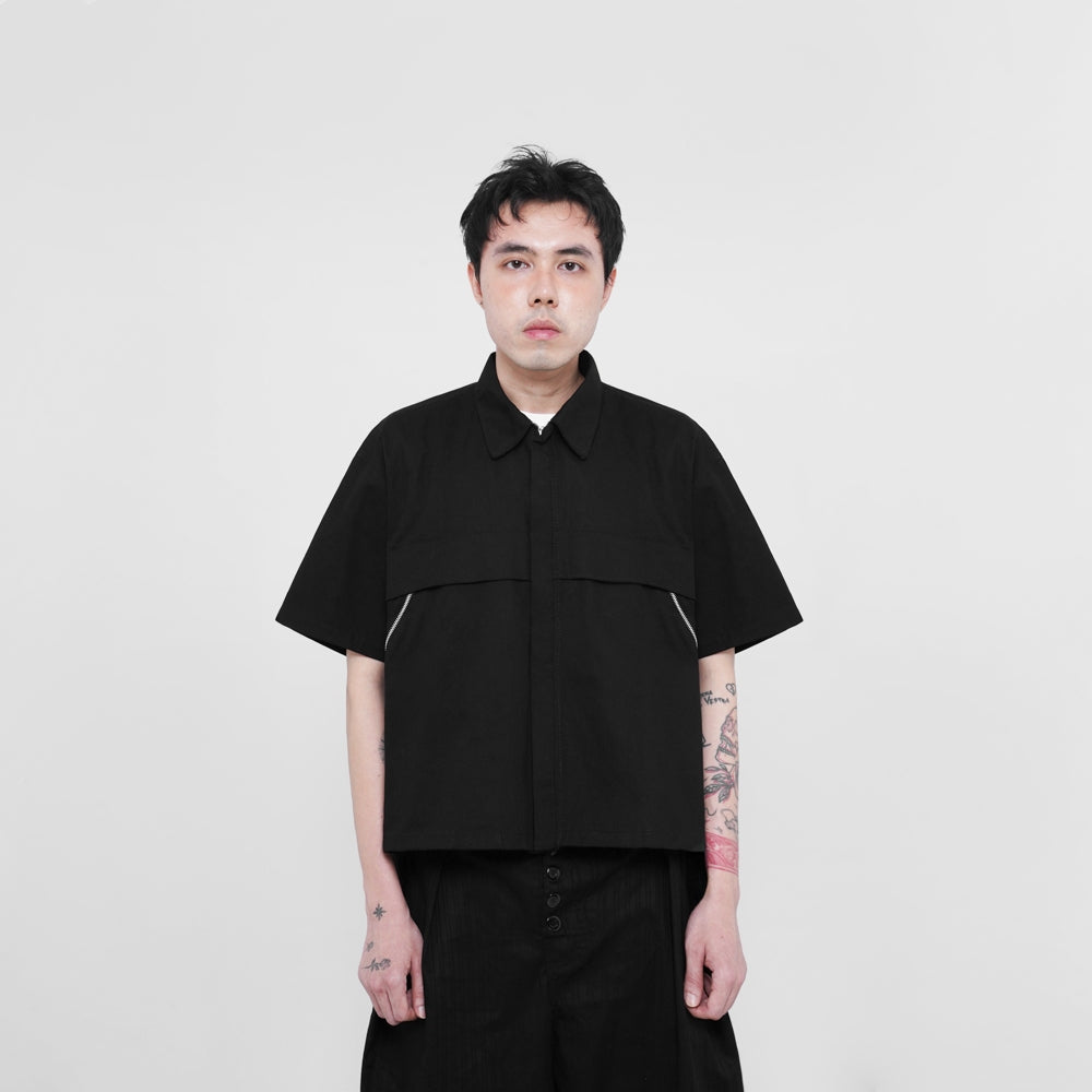 Silverstained Worker Zip Shirt