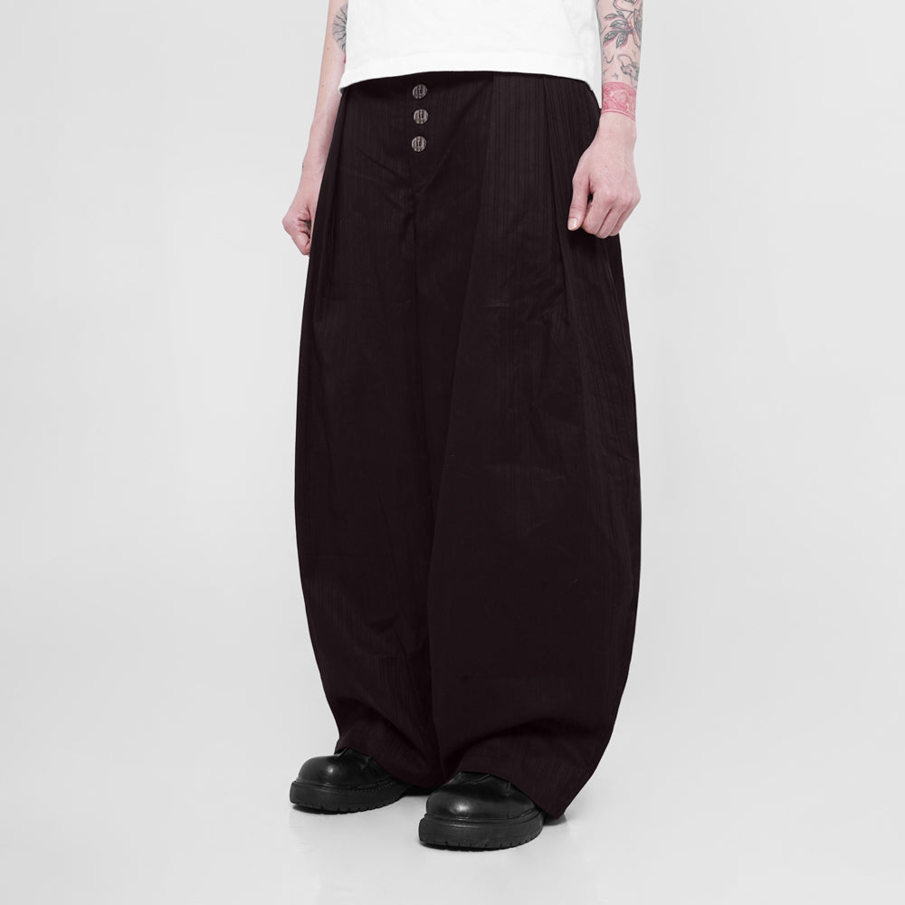 Silverstained Multibutton Wide Pants