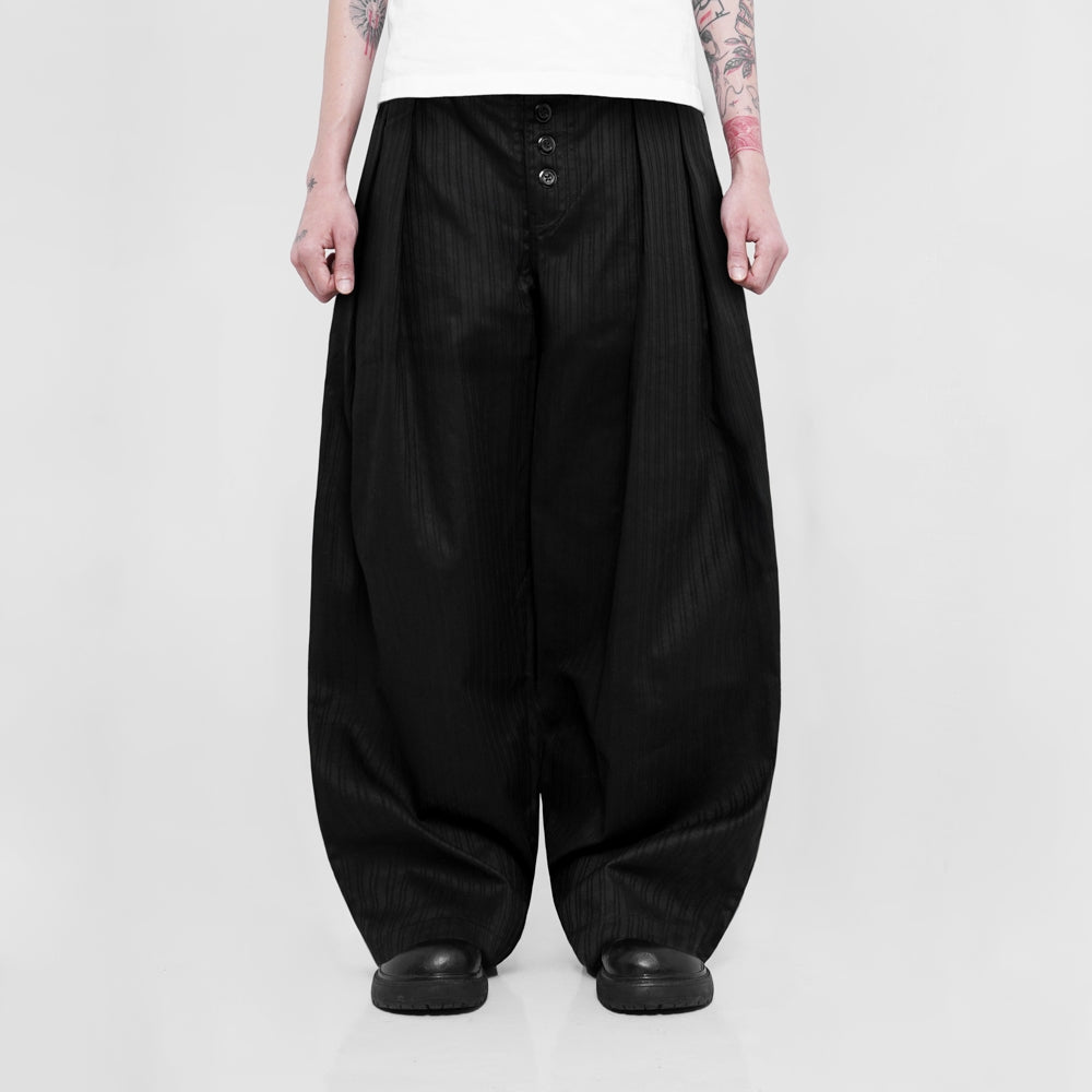 Silverstained Multibutton Wide Pants