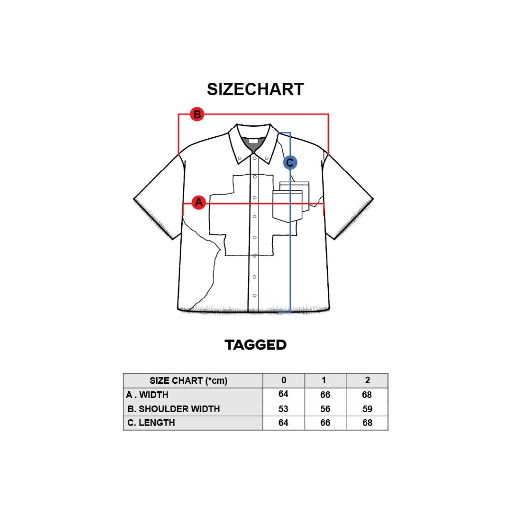 TAGGED - Trashed Picnic Trashed Gray Flannel Shirt