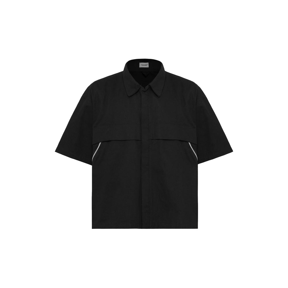 Silverstained Worker Zip Shirt