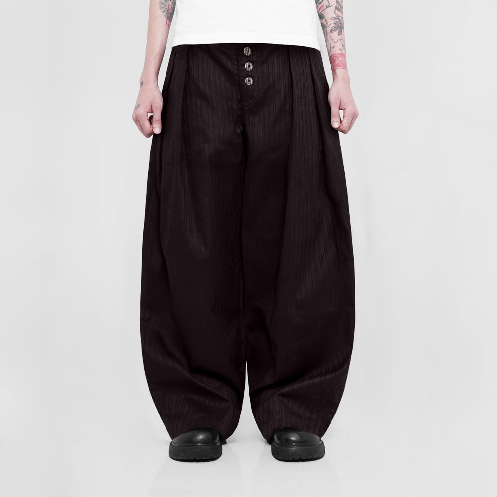 Silverstained Multibutton Wide Pants