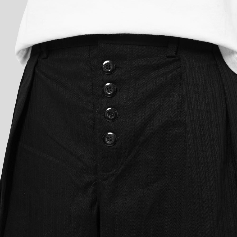 Silverstained Multibutton Wide Pants