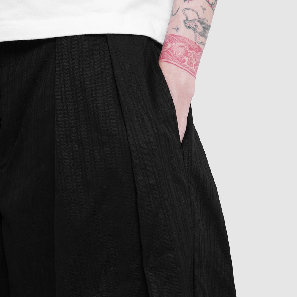 Silverstained Multibutton Wide Pants