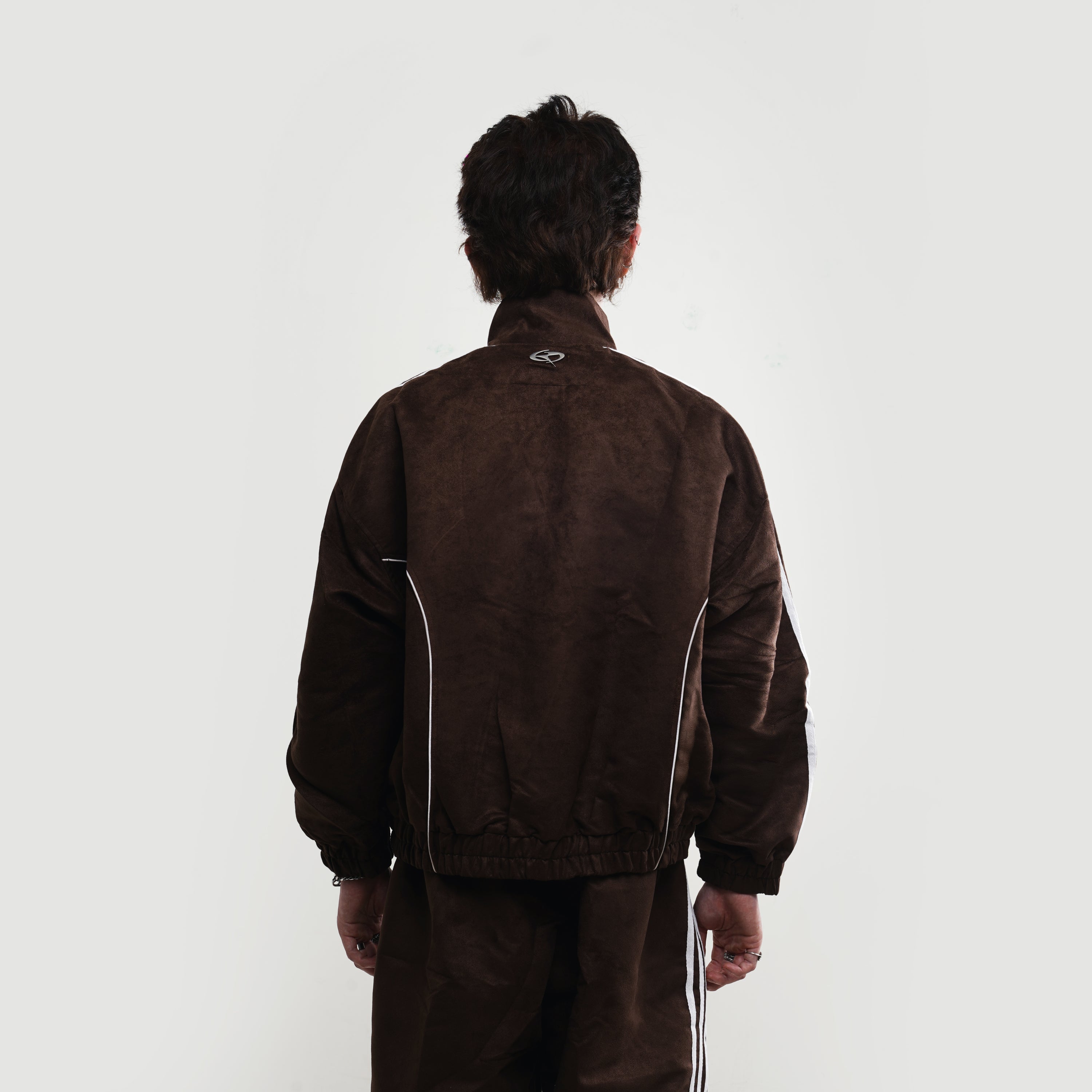 TAGGED - Mandarin Tracksuit - Chocolate
