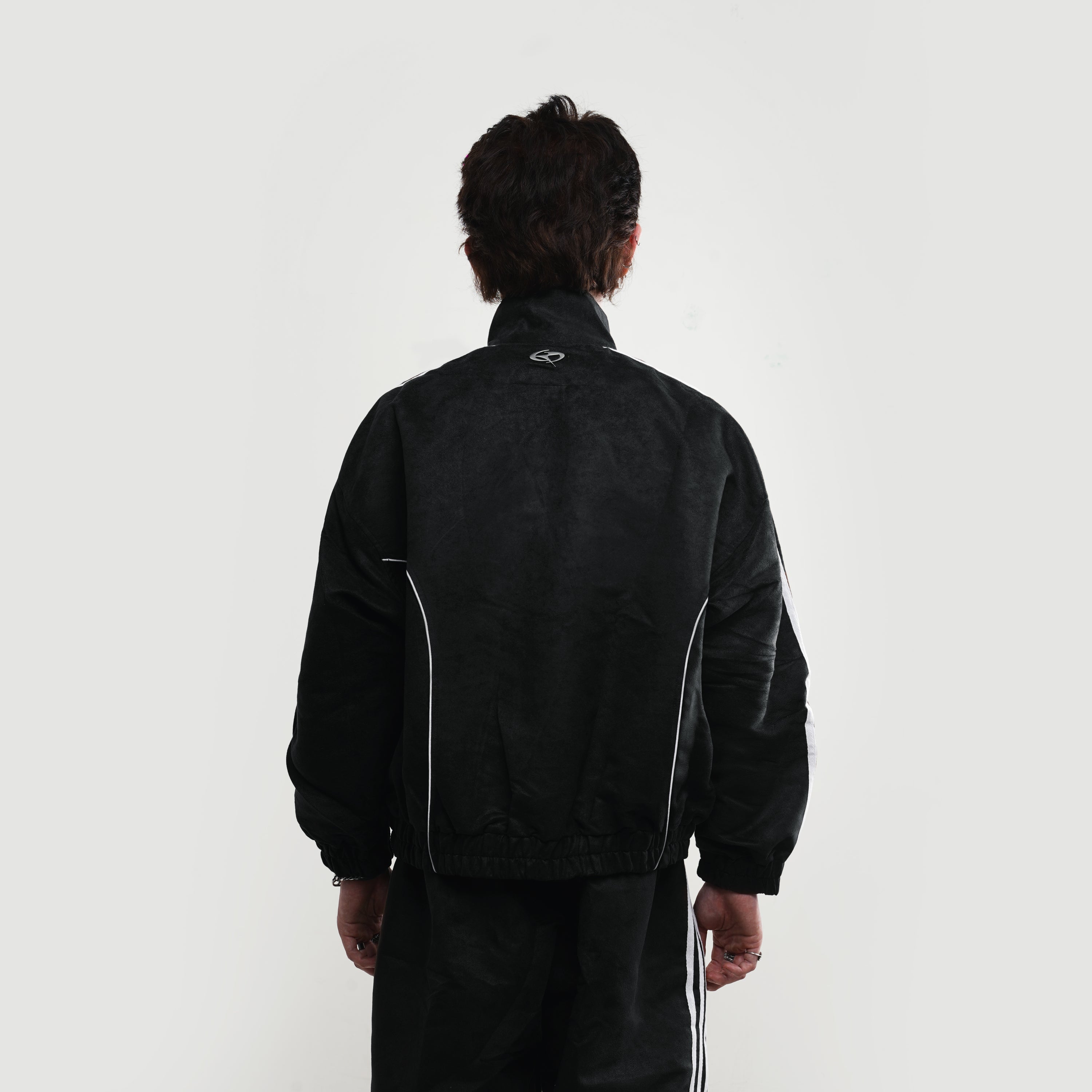 TAGGED -  Mandarin Tracksuit - Black