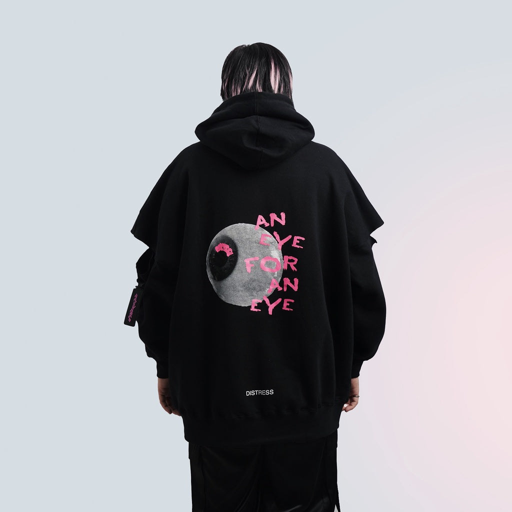 Tagged - Distress Oversized Vengeance Hoodie