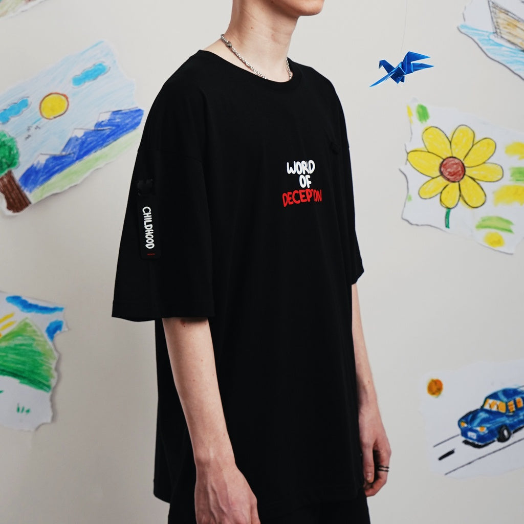 TAGGED - Childhood Hijack Oversized Victim Tshirt