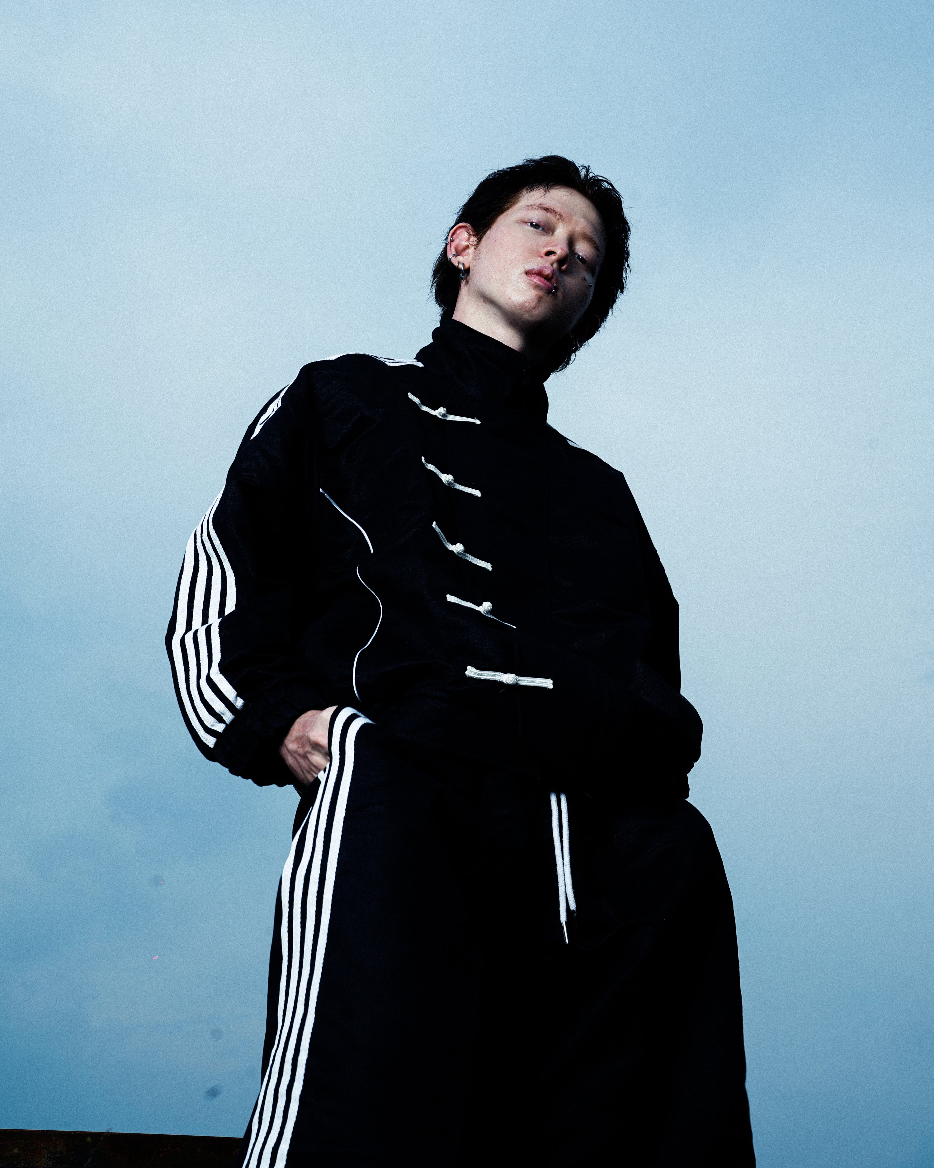 TAGGED -  Mandarin Tracksuit - Black